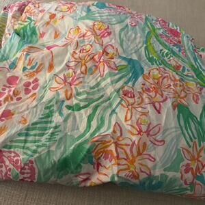 Lilly Pulitzer Pottery Barn Teen Watercolor Orchid Twin Fitted Sheet